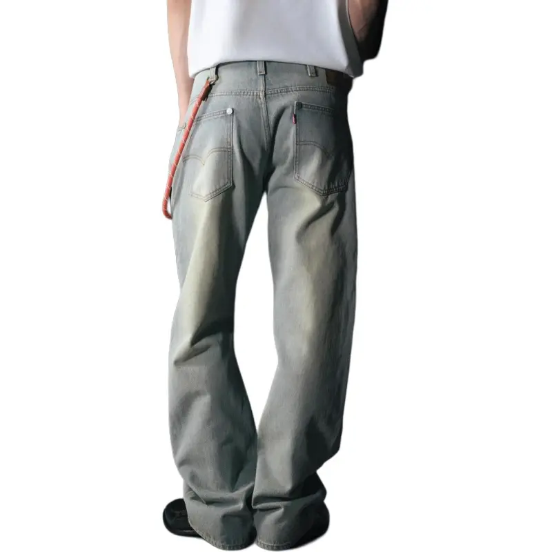 Good Bai X Levis GOOD BAI Collaboration Jeans Men Light Blue-3