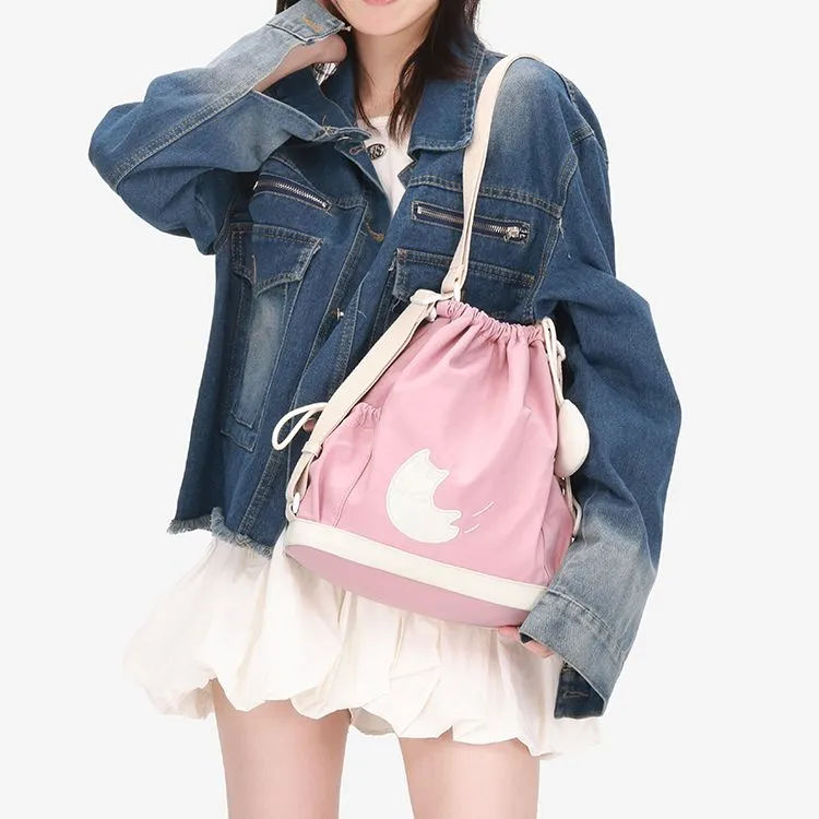 NOXXON High Quality Nylon Backpack Regular Women's Multicolor-5