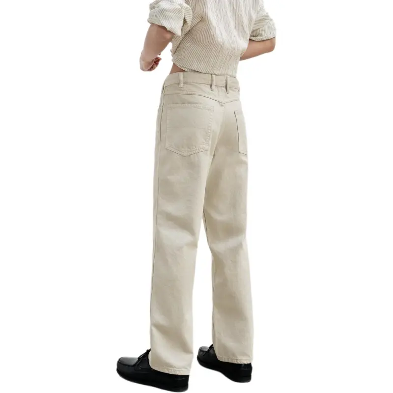 ZARA Jeans Men Beige-2