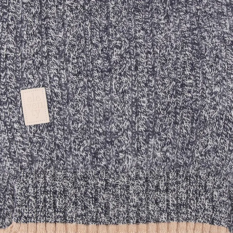 ELEVENTY FIRSTCLASS MADE IN ITALY Wool Knit Scarves Kids' Dark Gray-1