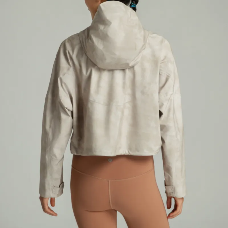 Lululemon Rain Chaser Jackets Women's Albumin Mixed Color
