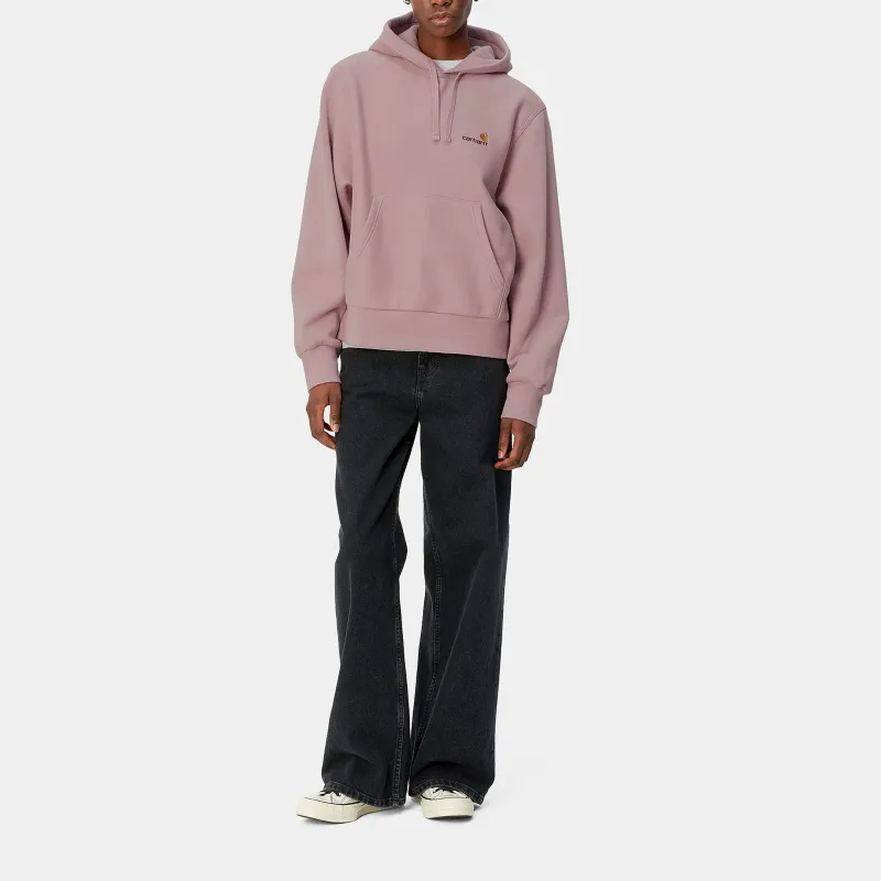 Carhartt WIP SS24 W' Hooded American Script Swea Sweatshirt Women's Pink-2