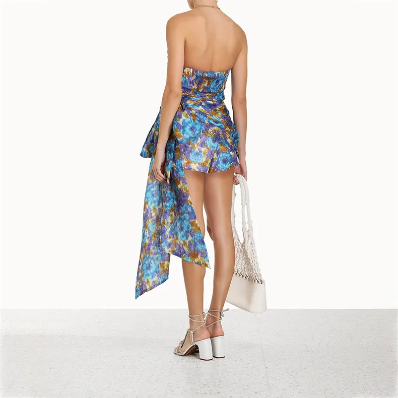 Zimmermann High Tide Wrap Playsuit-2