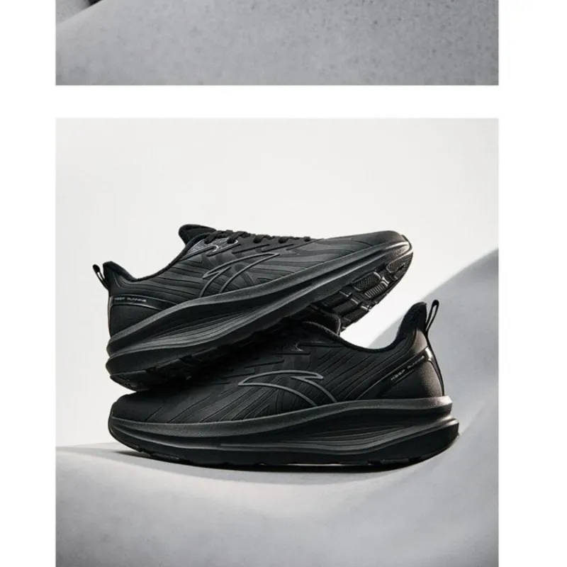 Anta Cloud Journey Anti-Slip Wear-Resistant Low-Top Casual Running Shoes Men's Black-3