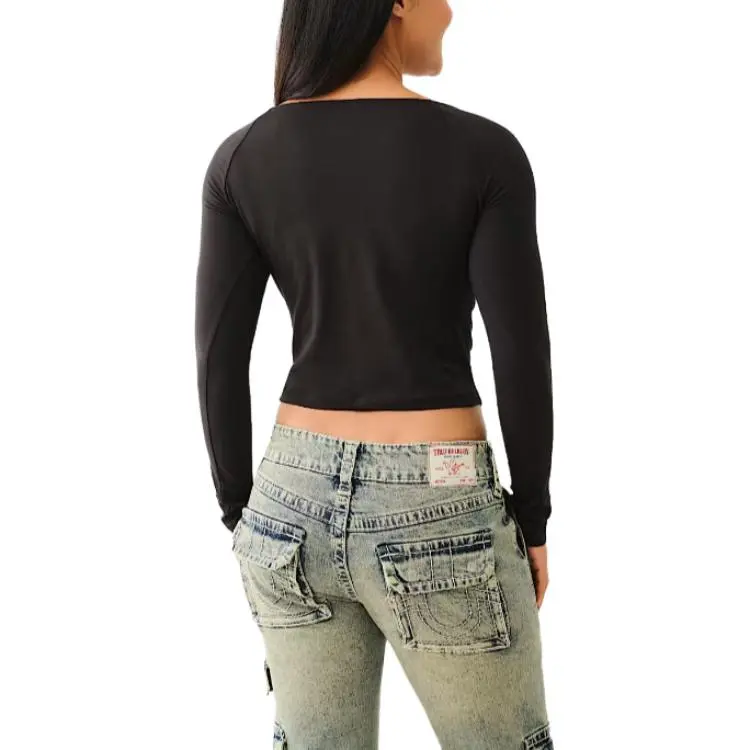 TRUE RELIGION T Shirt Women's Black-2