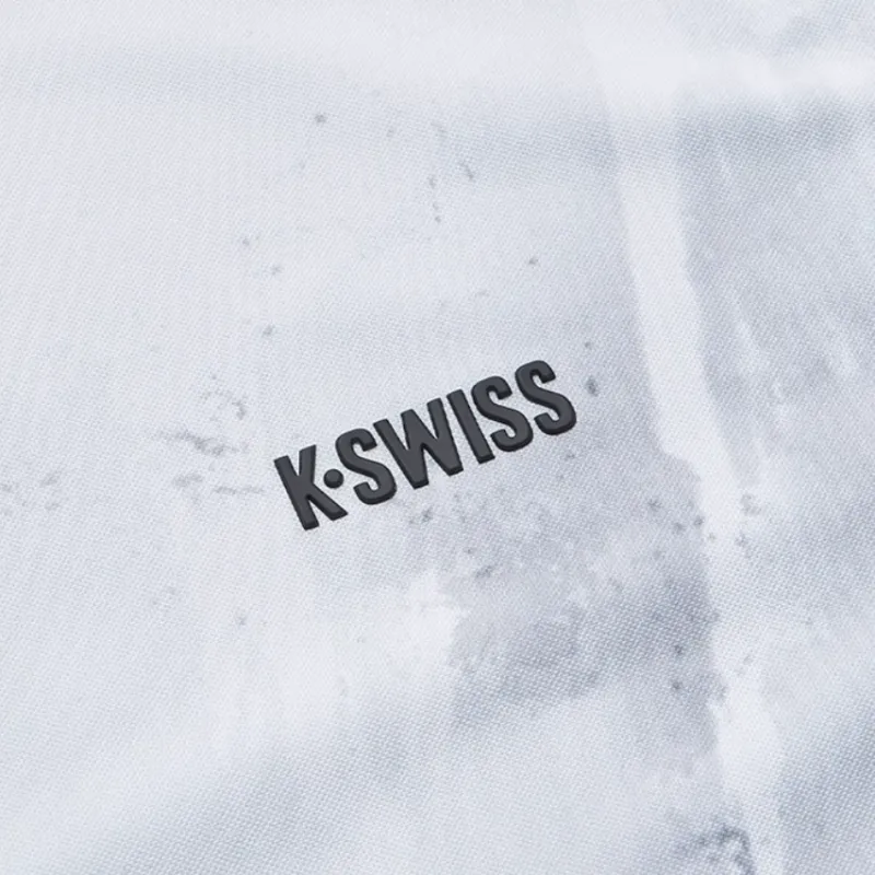 KSWISS Polo Shirt Men's Gray White-3