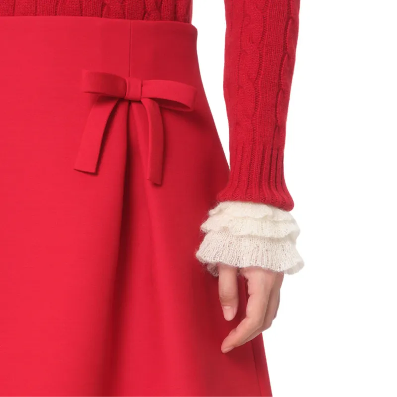 Valentino FW24 Cashmere Sweater Women's Red-7