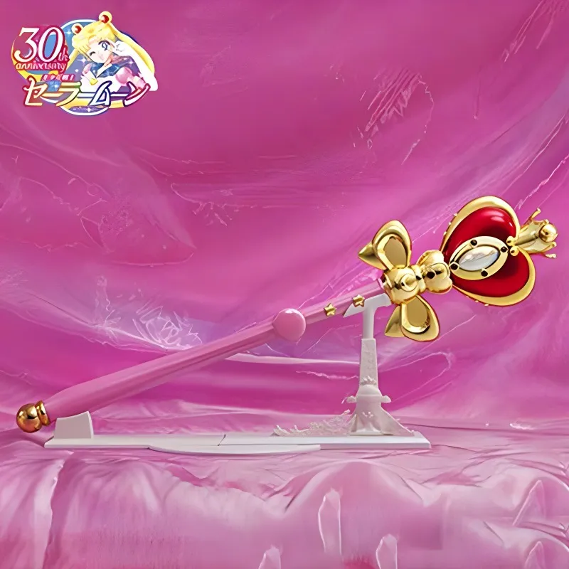 BANDAI Sailor Moon PROPLICA Spiral Heart Moon Staff Vibrant Color Edition Model Accessories-3