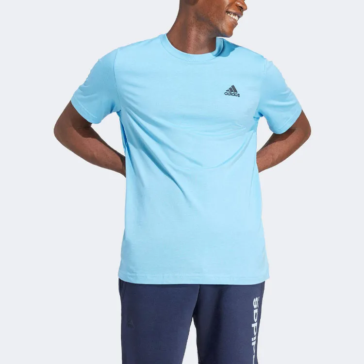 Adidas T Shirts Men Blue-1