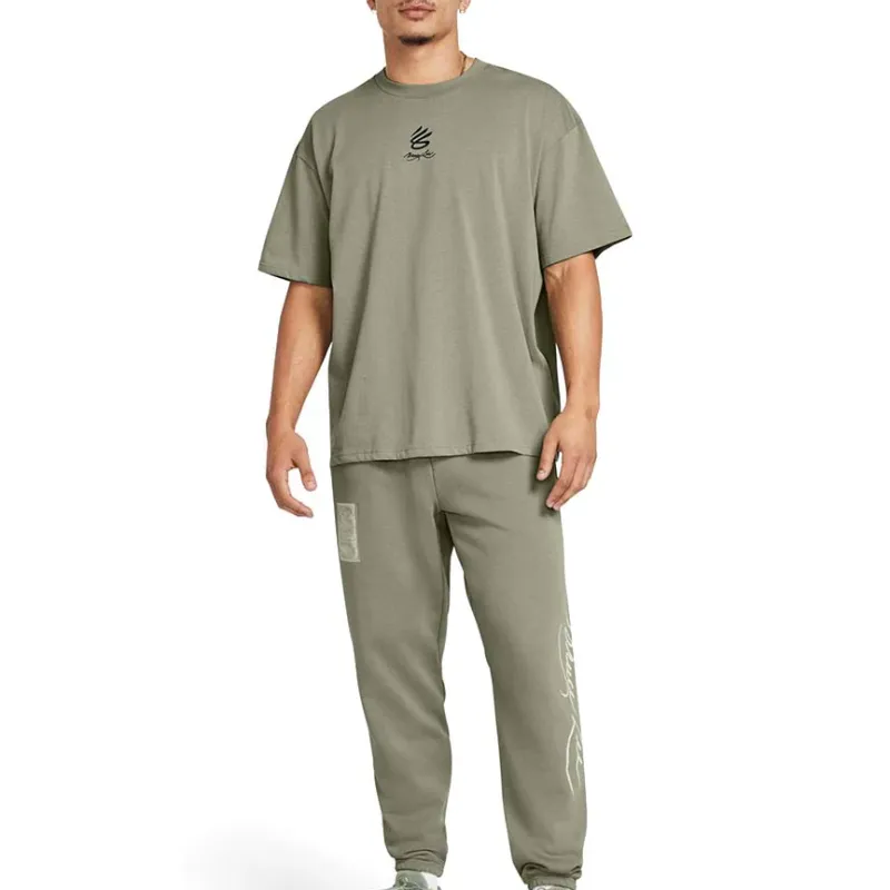 Under Armour x LIXIAOLONG,LIANMINGKUAN SS24 T Shirt Men's Green-3