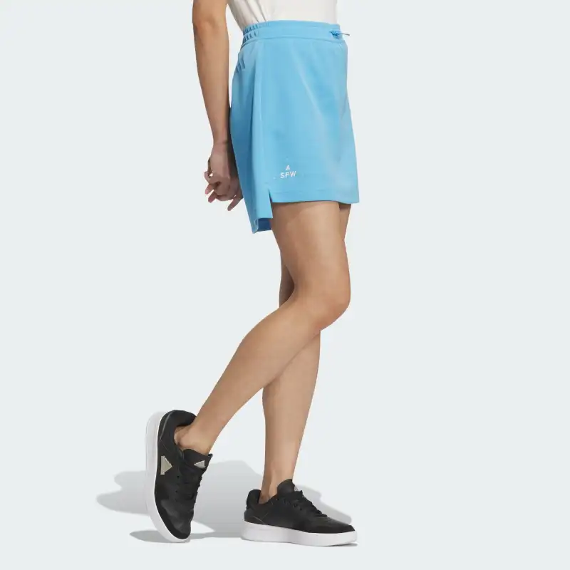 Adidas VERBIAGE KNIT SKIRT Casual Short Skirts Women's Blue-4