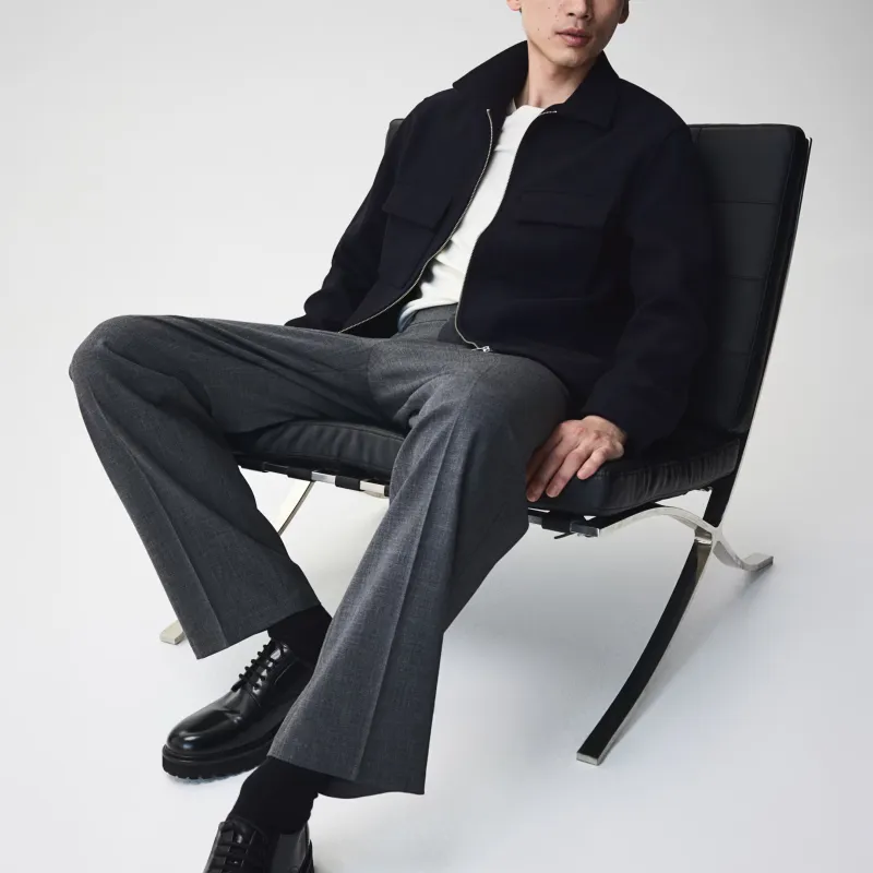 H&M Jackets & Coats Men's Marine Blue-2