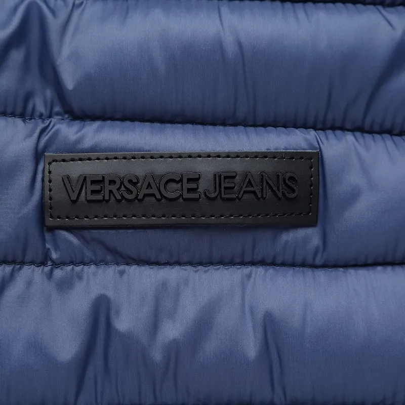 VERSACE Puffer Jackets Men Blue-2