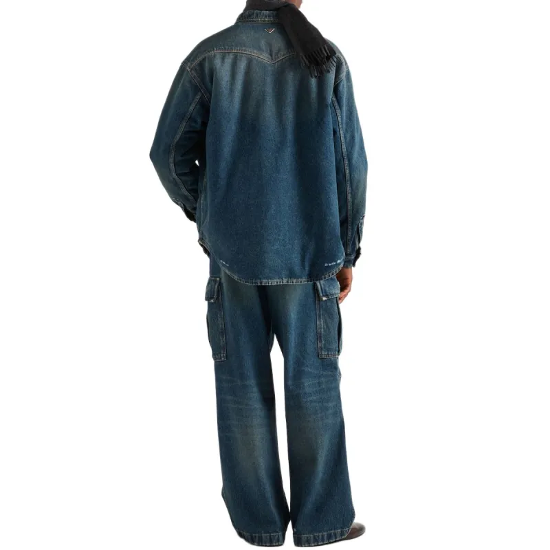 PRADA Padded Denim Shirt-2