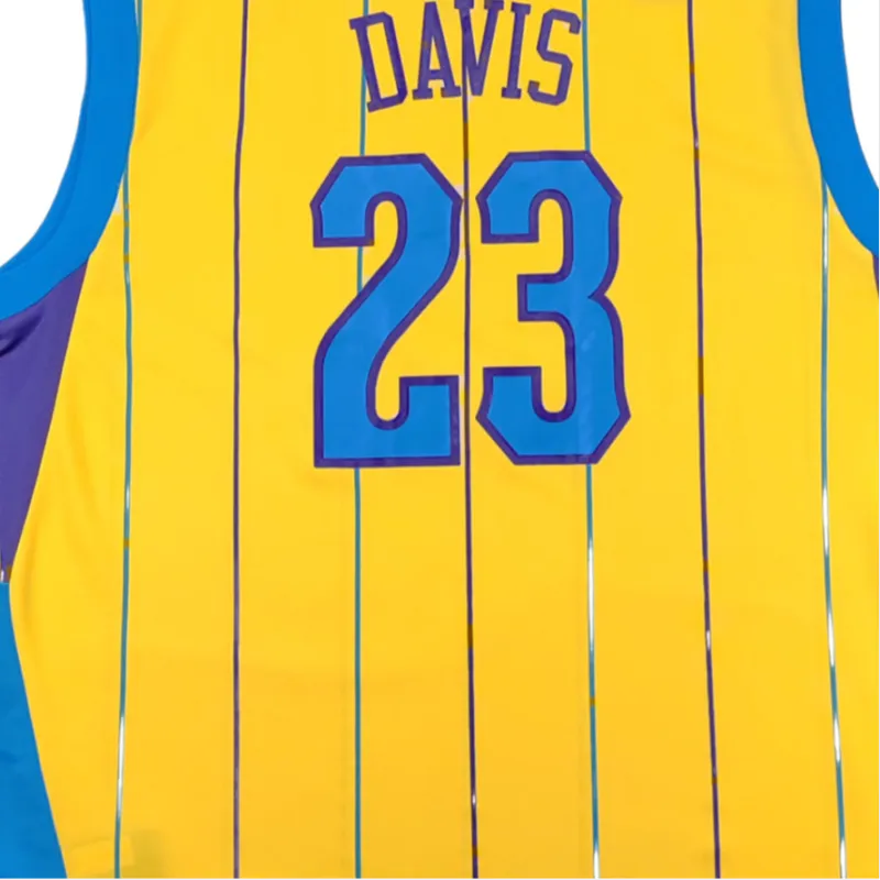 Adidas x NBA Davies Basketball Jersey Unisex Yellow-3