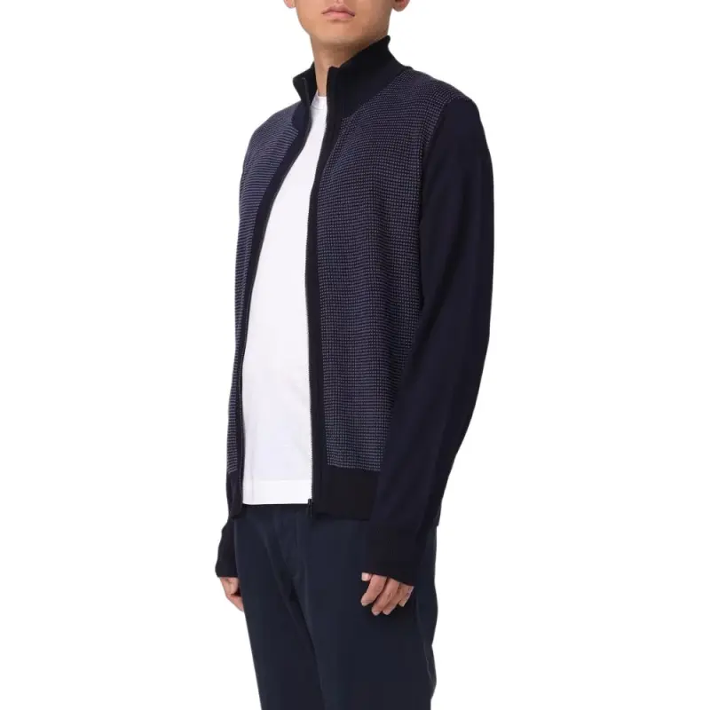 HUGO BOSS Zip Up Knitted Cardigan-2