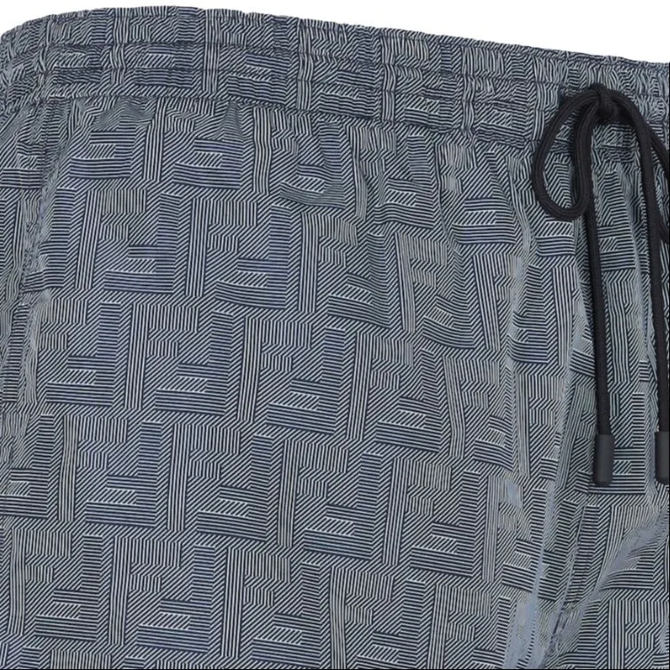 FENDI FW23 Swimming Shorts Men's Blue-4