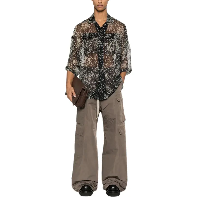 RICK OWENS/RO Cargo Pants Men's Taupe-2