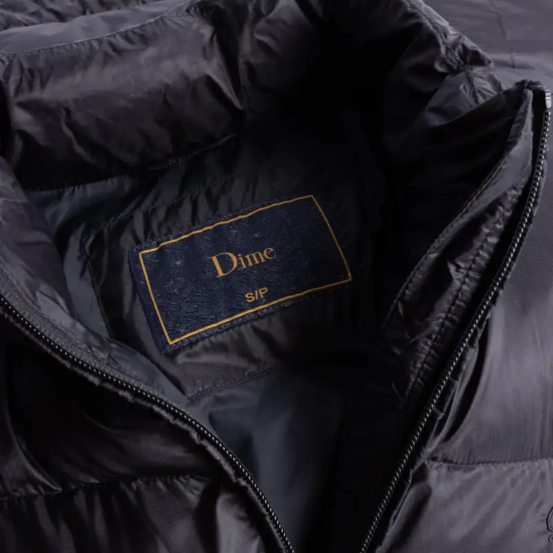 Dime MTL FW24 Puffer Jacket Unisex Black-2