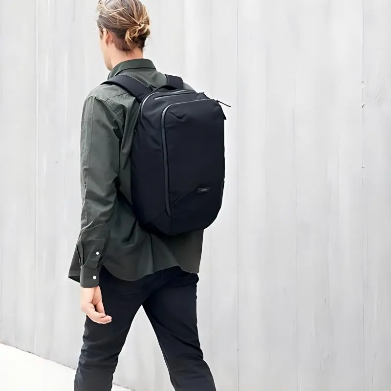 BELLROY Nylon Fabric Backpack Medium Size Unisex Midnight Black-3