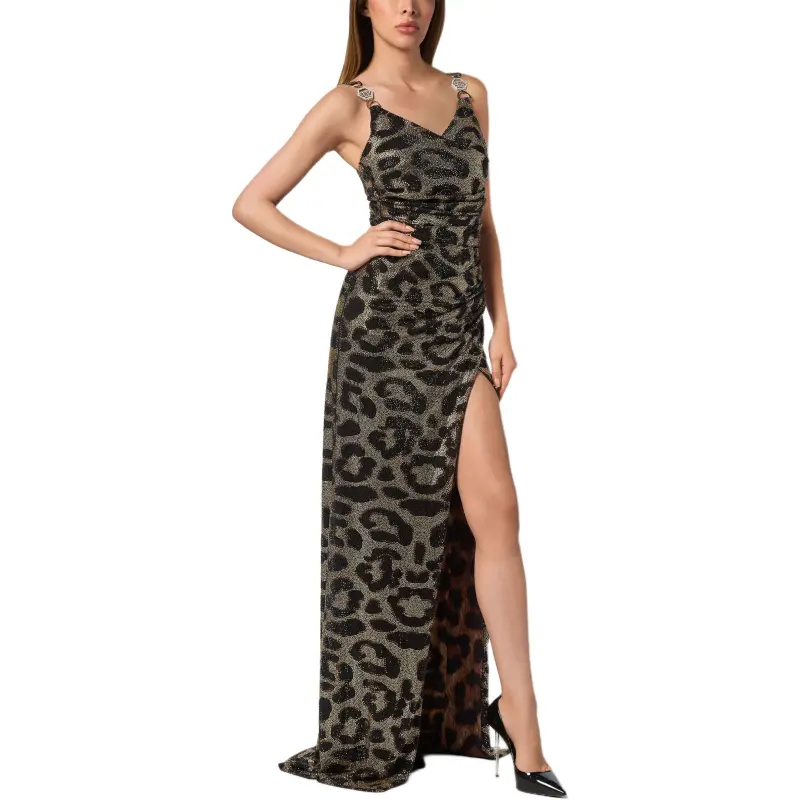 PHILIPP PLEIN Leopard Maxi Dress-3