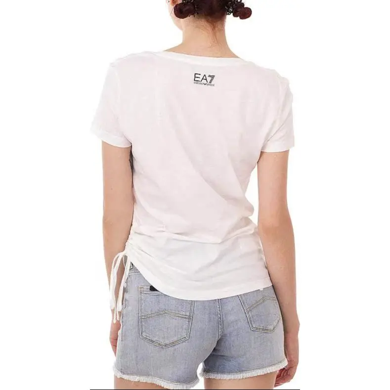 EMPORIO ARMANI EA7 SS23 T Shirt Women's White-1