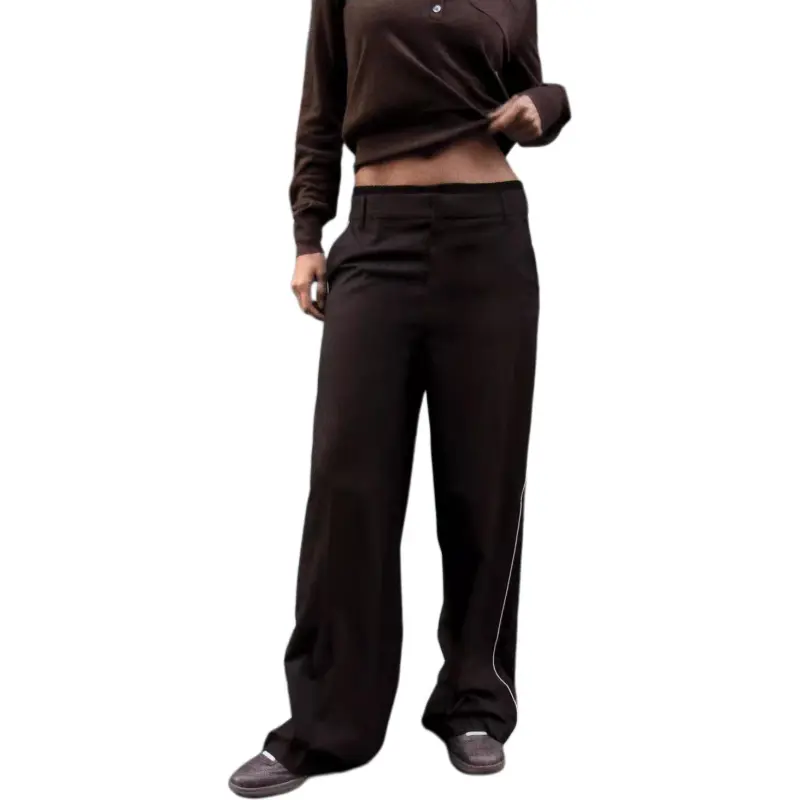 ZARA Trf Casual Pants Women's Brown-3