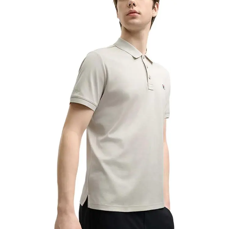 FILA MODERN HERITAGE Polo Shirt Men's Volcanic Stone Gray-2