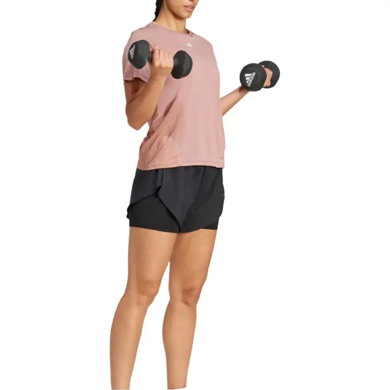 Adidas Women's Designed For T Shirt Warm Clay-3