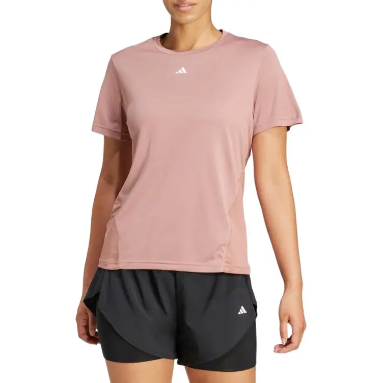 Adidas Women's Designed For T Shirt Warm Clay-1