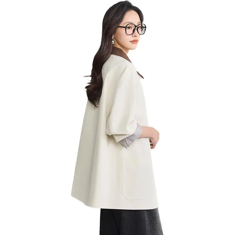 Yi Mengyuan Trench Coat Women's-3