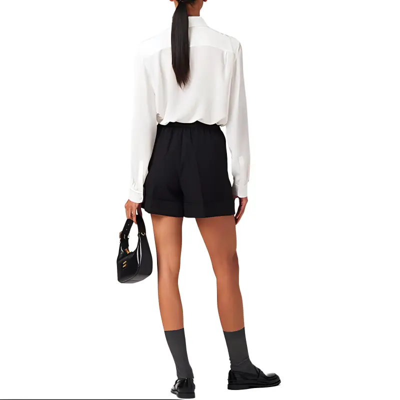 MIU MIU FW23 Casual Shorts Women's Black-1
