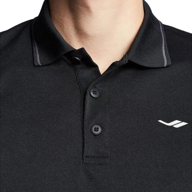 New Balance Polo Shirt Men's Black-4