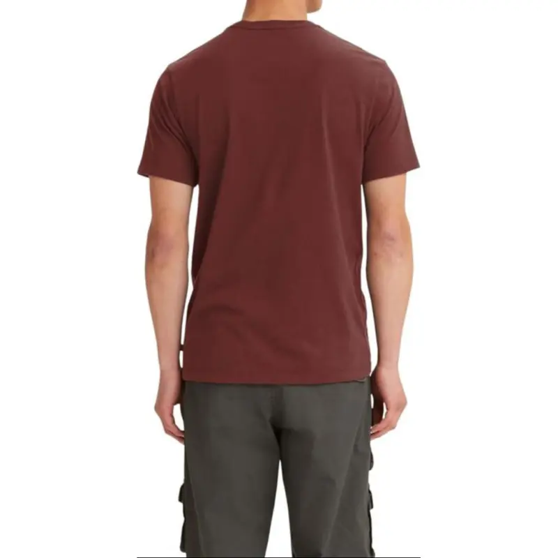 Levis T-Shirts Men Deep Red-4
