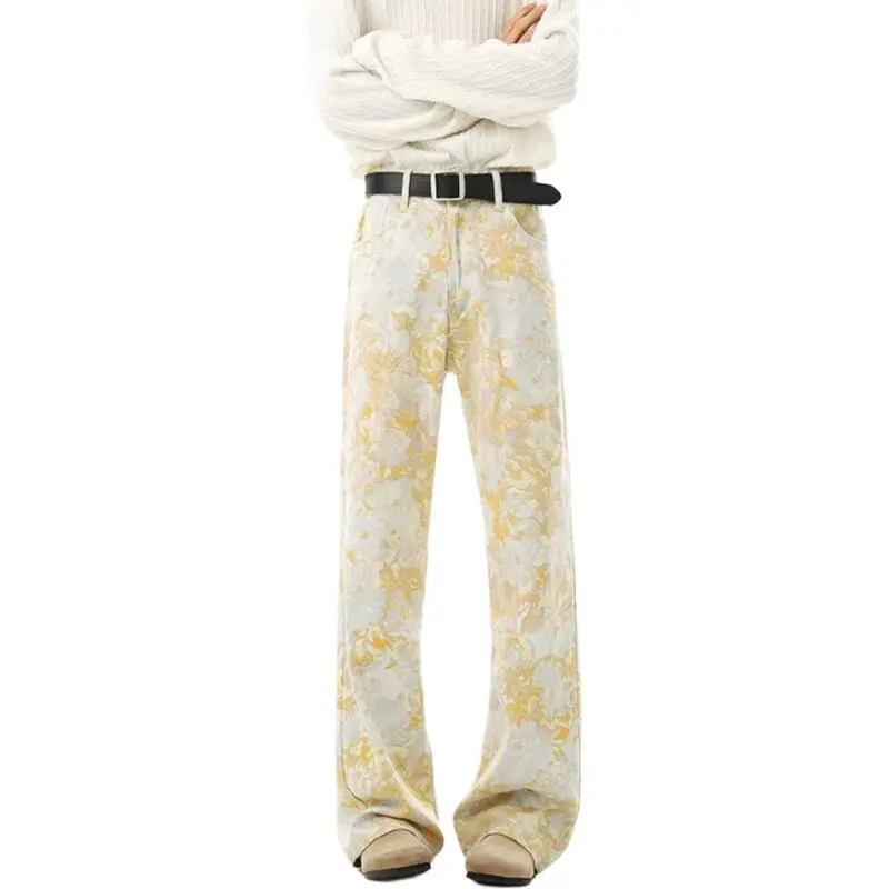 Concubine Zhu Jeans Unisex Yellow-1