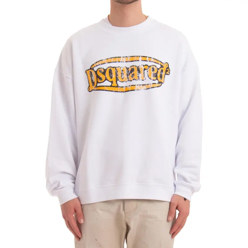 DSQUARED 2 Logo Printed Crewneck Sweatshirt-2
