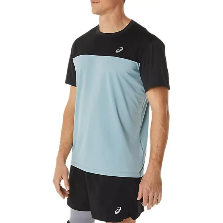 Asics T Shirts Men Light Blue-1