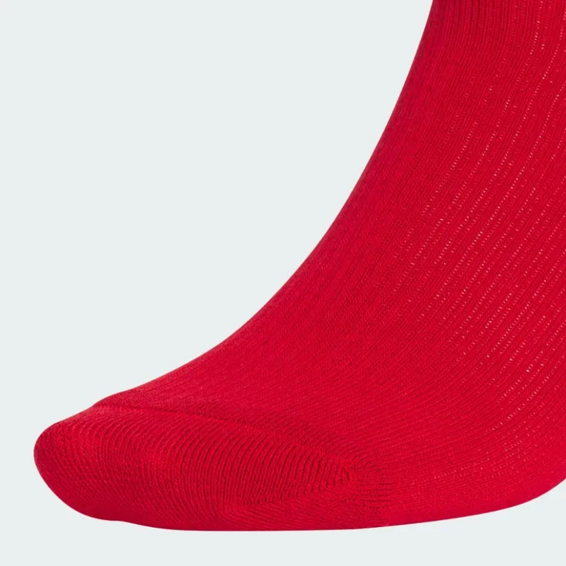 Adidas Mid Calf Socks Unisex 1 Pack Energy Red/Jade White/Soft Red-3