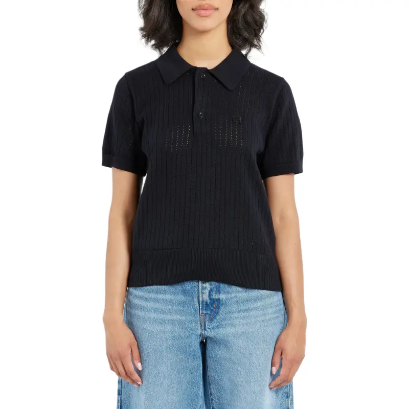 Carhartt WIP FW24 Polo Shirts Women's Black-2