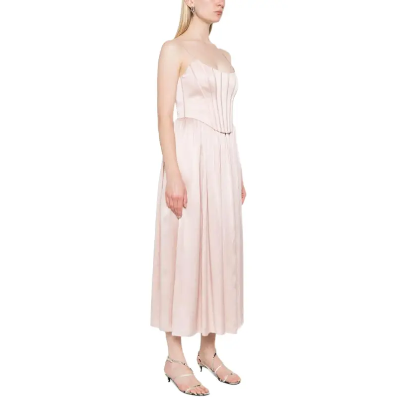 Zimmermann Pleated Flared Slip Dress-2