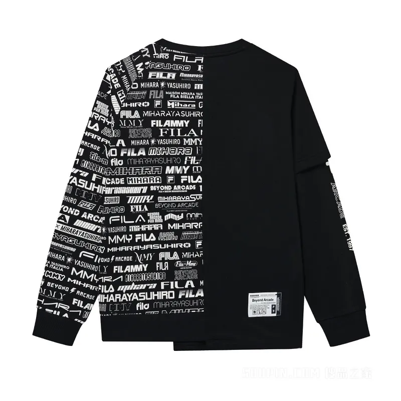 FILA Sweatshirts Men Black-1