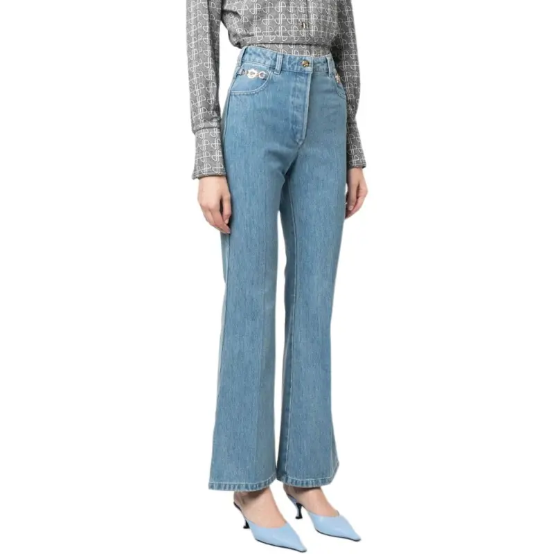Patou Organic denim Flared Jeans-4