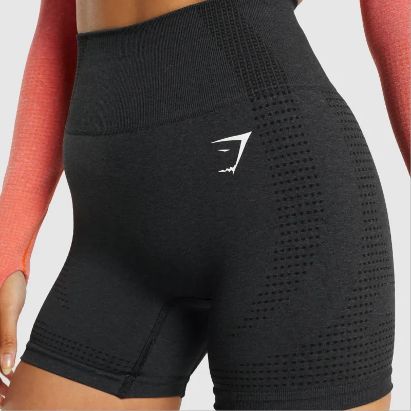 GYMSHARK Casual Shorts Women's Black Plaster Limestone-3