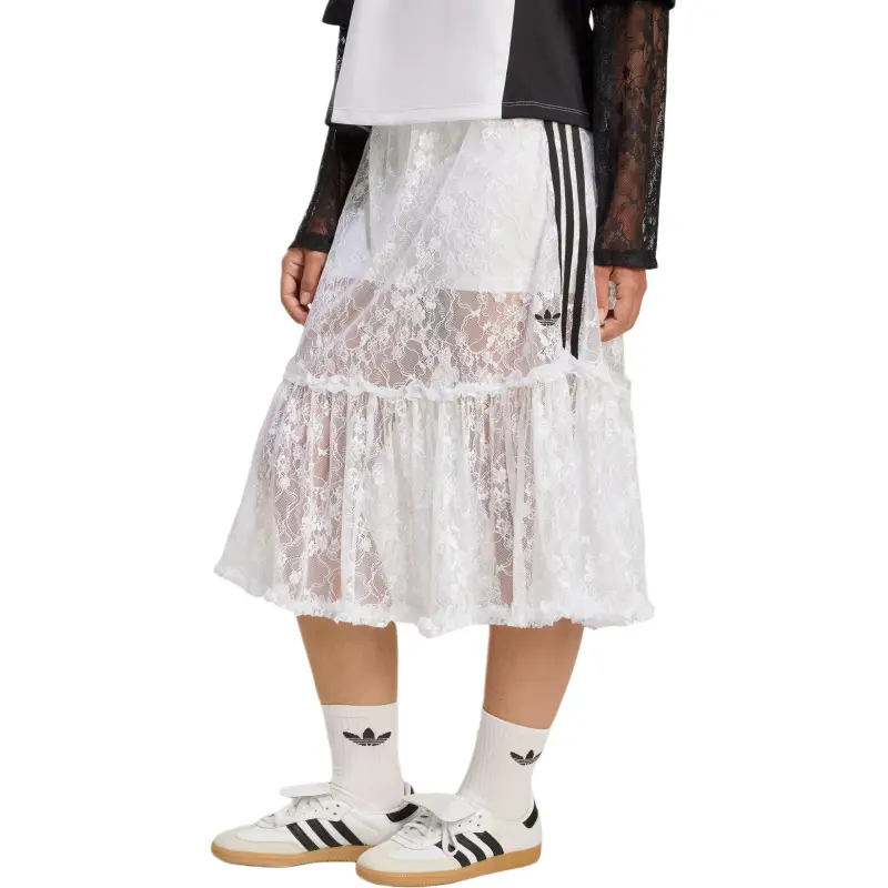 Adidas Originals Casual Long Skirt Women's White-2
