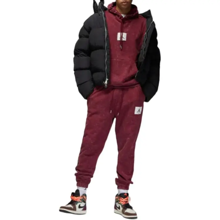 JORDAN Air Flight Washed Fleece Hoodie-2