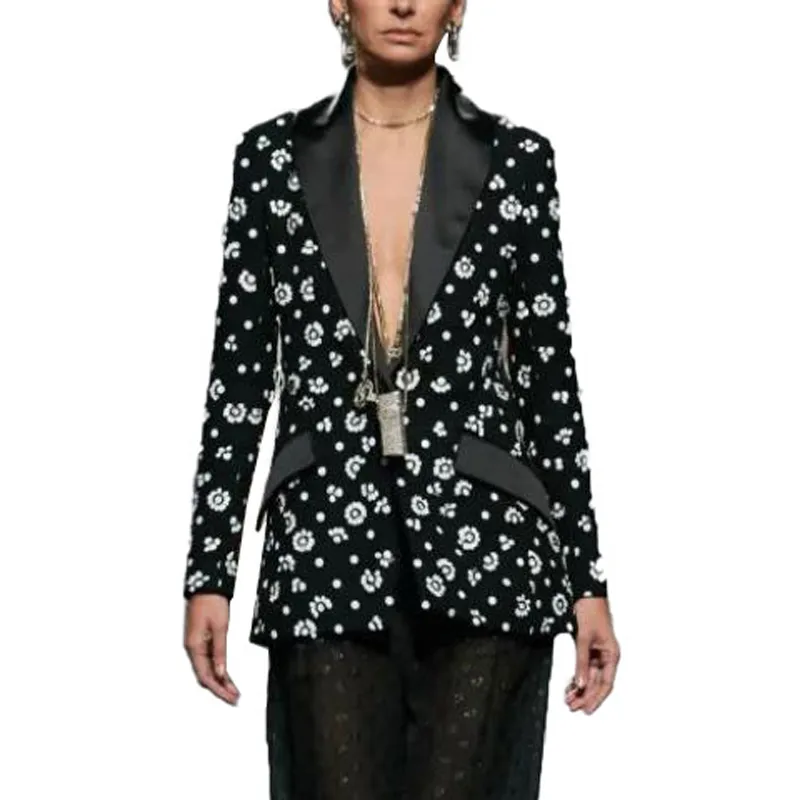 CHANEL 23 New Spring And Summer Arrivals Business Suits Coats Women's Black-1