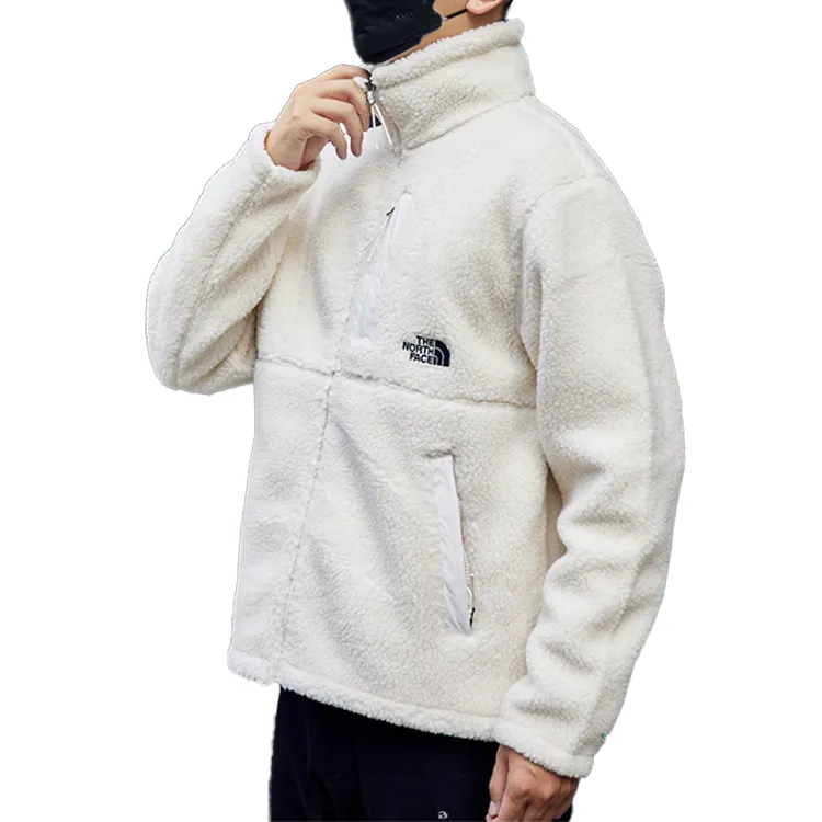 THE NORTH FACE Velvet feel Coat Unisex White-3