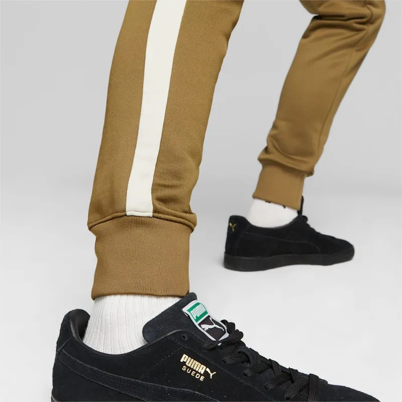 PUMA Knitted Sweatpants Men Brown-5