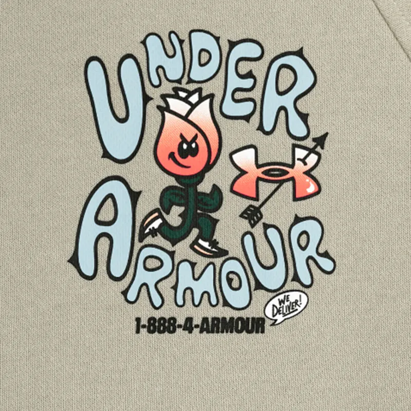 Under Armour Rose Sweatshirts Men Brown-2