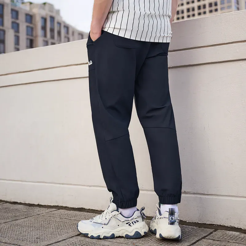 FILA Knitted Sweatpants Men's Legend Blue-3